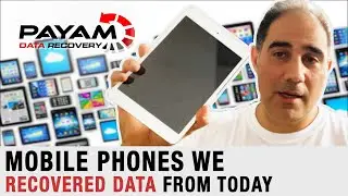 3 examples of dead mobile phones we recovered all data from today - Samsung? A video under 60 secs.