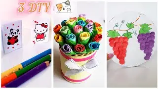 3 Easy & Cute Paper Crafts That Anyone Can Make 🤯✂️/ Amazing DIY Ideas You Must Try!