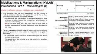 Manipulations | Introduction 🦴 Mobilizations vs Manipulations