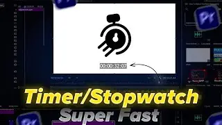 How to Add Countdown Timer/Stopwatch in Adobe Premiere Pro? || Complete Guide (Simple & Fast)