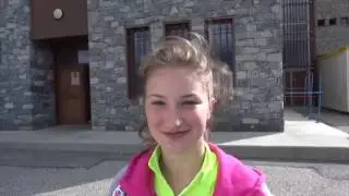 Kinga Rajda po kwalifikacjach w Courchevel