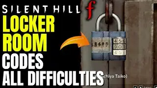 All Locker Room Codes (All Difficulties) SILENT HILL f