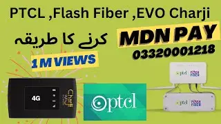 How To Pay installation charges, PTCL ,Flash Fiber ,Evo Charji , MDN  No pay Jazz Cash  & Easypaisa