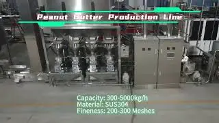 Full Automated Peanut Butter Processing Equipment