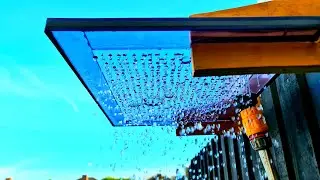 Make A PVC Rain Shower Head - Simple Hose Connection - Can Be Used Outside -plastic fabrication
