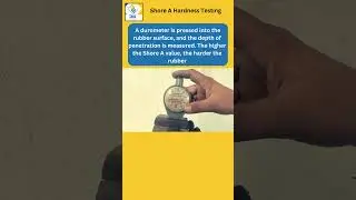 Shore A Hardness Testing of Rubber #railway #construction #rubber #manufacturing #testing