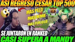 🔥 ✮😱  TECHISOR llega al top 500 LE TOCA CON MANDY Y LE SACA SU INVOKER CARRY, TROLLEADA? 😅| Dota 2 ✅
