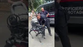 🚨🇮🇹 Italy's Cops Unleash Boston Dynamics Spot for Patrol! 👮&zwj;♂️ #policerobots #robotdog #robotics