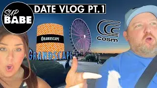 COSM DALLAS and GRANDSCAPE The Colony Texas - DATE VLOG PT 1