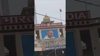 Wagah Border  me phuche desh bhrke log Live Experience  Indian Army Parade ko dekhne.#india #viral