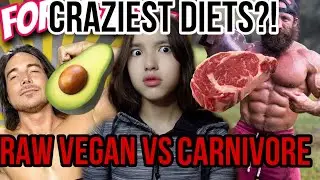 Raw vegan vs Carnivore (the craziest diets)