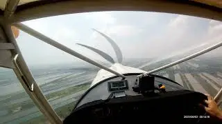 Flying a short pattern in the CH-701 SkyJeep - UPL Training POV Thailand