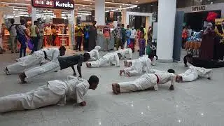 LEGACY TAEKWONDO TEAM show in Naivas Mwembe Tayari