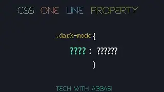 Full Dark Mode with only 1 CSS LINE?