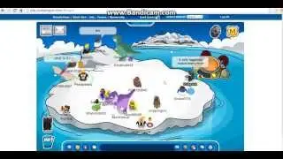 Club Penguin shark at iceberg!?!