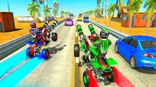 ATV Quad Bike Racing Simulator: Bike Shooting Game - Android Gameplay || Bike Race, Playlist #3