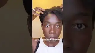Dear Black Girl | Short Tapered Natural Hair | Tight Curls| Wash & Go 4C Hair