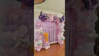 Butterfly theme birthday party decoration  7th birthday party decoration ideas #butterfly #balloon