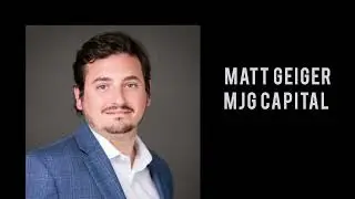 Conversation With Matt Geiger of MJG Capital - X Spaces 11/15/2023
