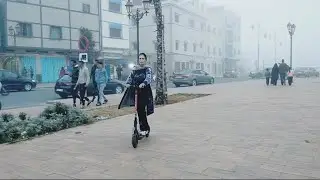 #اسفي رغم الضباب والاجواء الباردة اليوم ضروري من الوناسة واللعب هههه😂