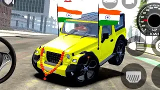 Dollar (Song) Modified Mahindra Orange 🍊 🧡 Thar ||👿 Indian Cars Simulator 3D || Android Game Part ✔️