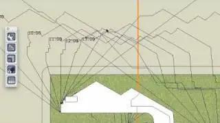 Point-shadow analysis of 1001shadow plugin for SketchUp