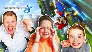 Nadia bliver k&oslash;rt flad som en pandekage 🥞🥞 Mario Kart 8 (Nintendo Switch /Wii U)