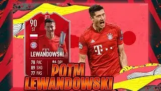 FIFA 20 - BUNDESLIGA POTM SBC LEWANDOWSKI (90) PLAYER REVIEW