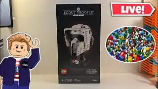 LEGO SCOUT TROOPER 75305 + ACTUALIT&Eacute;S DES NOUVEAUT&Eacute;S LEGO FEAT @lesamisdelabrique (LIVE BUILD)