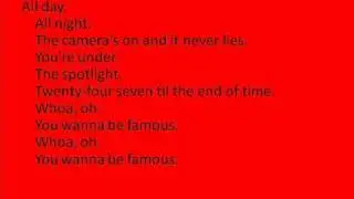 Big Time Rush Famous Lyrics