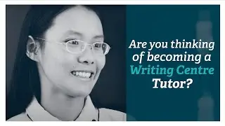 Are you thinking of becoming a Writing Centre Tutor? - Thompson Rivers University