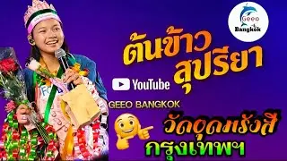 คลิปเต็ม! ต้นข้าว สุปรียา ร้องสด งานวัด เสียงชัด | วัดอุดมรังสี กรุงเทพฯ