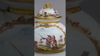 Редкий пример раннего Мейсена: чайник 1722 года! #фарфор #искусство #история #антиквариат