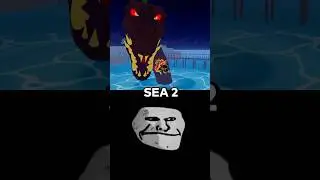 Sea Beast SEA 2 Vs Leviathan SEA 3 (Blox Fruits) 💀 #bloxfruits #bloxfruit #shorts  #robloxedit