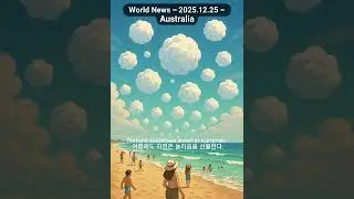 World News &ndash; 2025.12.25 &ndash; Australia  🇦🇺 Frozen Sphere Clouds Over the Beach