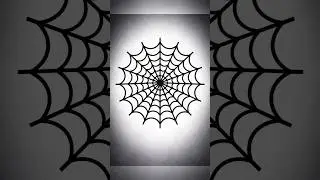 Mesmerizing Spider Web Art 😮 | Perfect Geometry #Shorts|#SpiderWebArt #GeometricArt#SatisfyingShorts