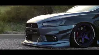 Mitsubishi Lancer Evolution 10 (zutter.) / Young Chop - Bruce Lee