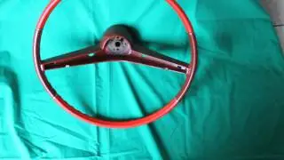 1962 1963 Impala Red Steering Wheel NOS