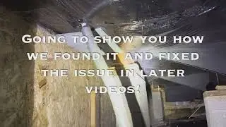 Part 1 of How to repair a water leak under a mobile home. 