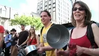 Fed up with student demonstrations