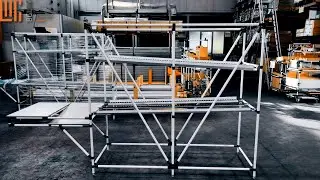 Two-shelf dynamic flow rack 3030x730x1850h mm