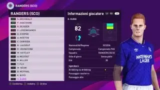 eFootball PES 2020 (PS4) - RANGERS CLASSIC ALL TIME XI (66/100)