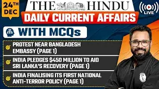 24th Dec Current Affairs | The Hindu Analysis | Current Affairs Today | PW OnlyIAS