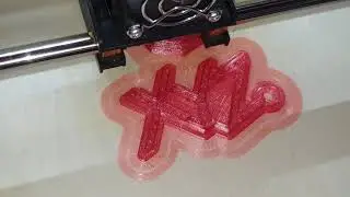 XYZ Printning, da Vinci 1.0 Pro, Sample print in transparent red PLA