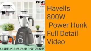 Havells Power Hunk 800 Watt MixerGrinder Review //Havells Power Hunk 800W Mixer 2025 Model//
