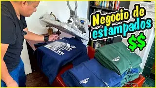 Máquina para estampado - diferentes formas de personalizar playeras