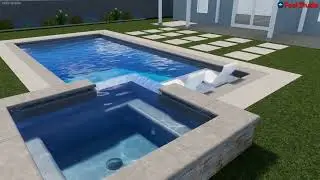 DesignerCustomPools.net - 3D Pool Rendering