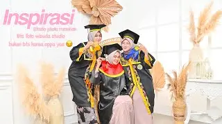 FOTO WISUDA STUDIO RUMAHAN - BTS POSE-POSE WISUDA - Studio mini 3x4
