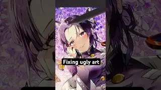 Fixing ugly art #art #anime #drawing