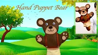 How to make a puppet bear | Puppet teddy bear| An easy DIY craft for kids